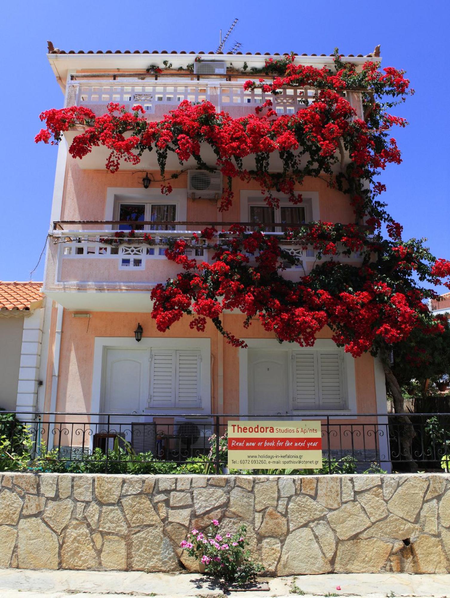 Theodora Studios & Apartments Skala  Extérieur photo